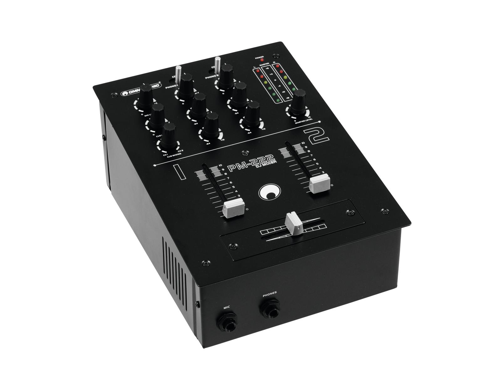 PM-222 2-Kanal-DJ-Mixer - Partymischpult PM-222 2-Kanal-DJ-Mixer - Partymischpult