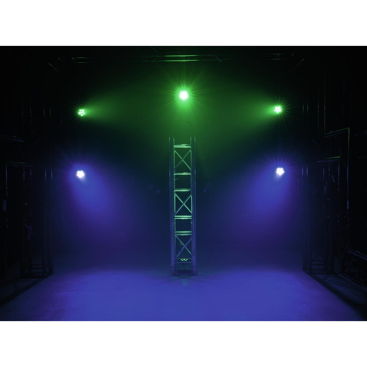 USB Party Spot - 6 RGB LED - Musiksteuerung + Automatik - Fernbedienung USB Party Spot - 6 RGB LED - Musiksteuerung + Automatik - Fernbedienung