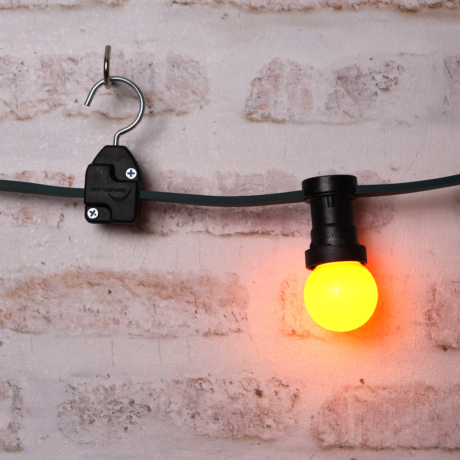 Endstück für ILLU Lichterketten mit Metallhaken | SATISFIRE