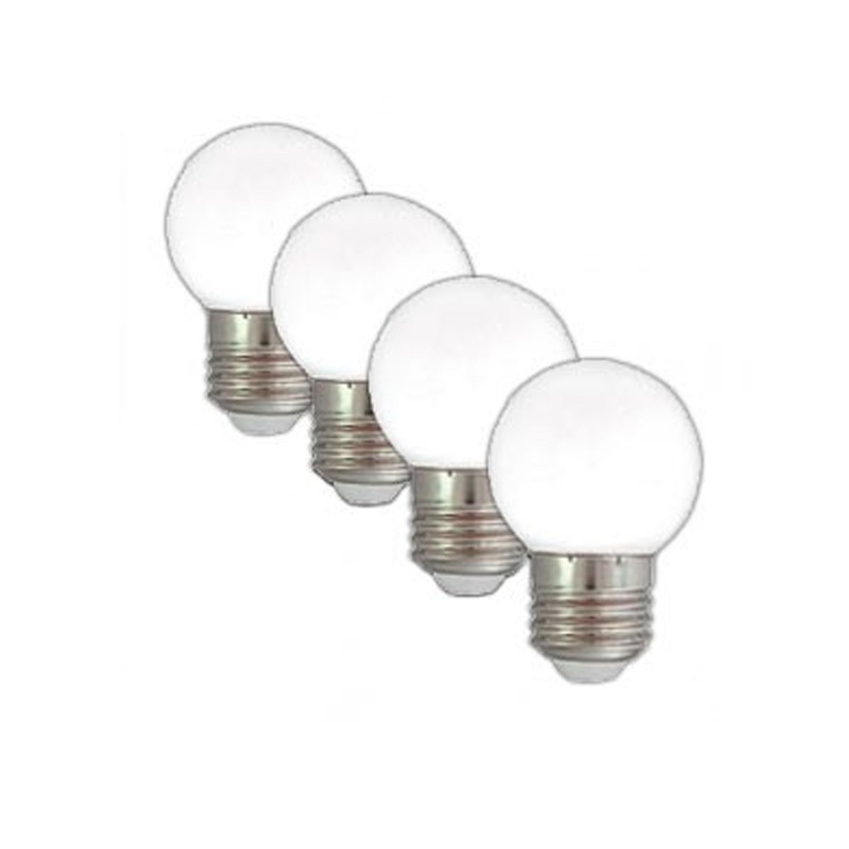 Illu-/Partylichterkette BLACKY 10m - Außenlichterkette schwarz - 10x E27 kaltweiße LED Kugellampen