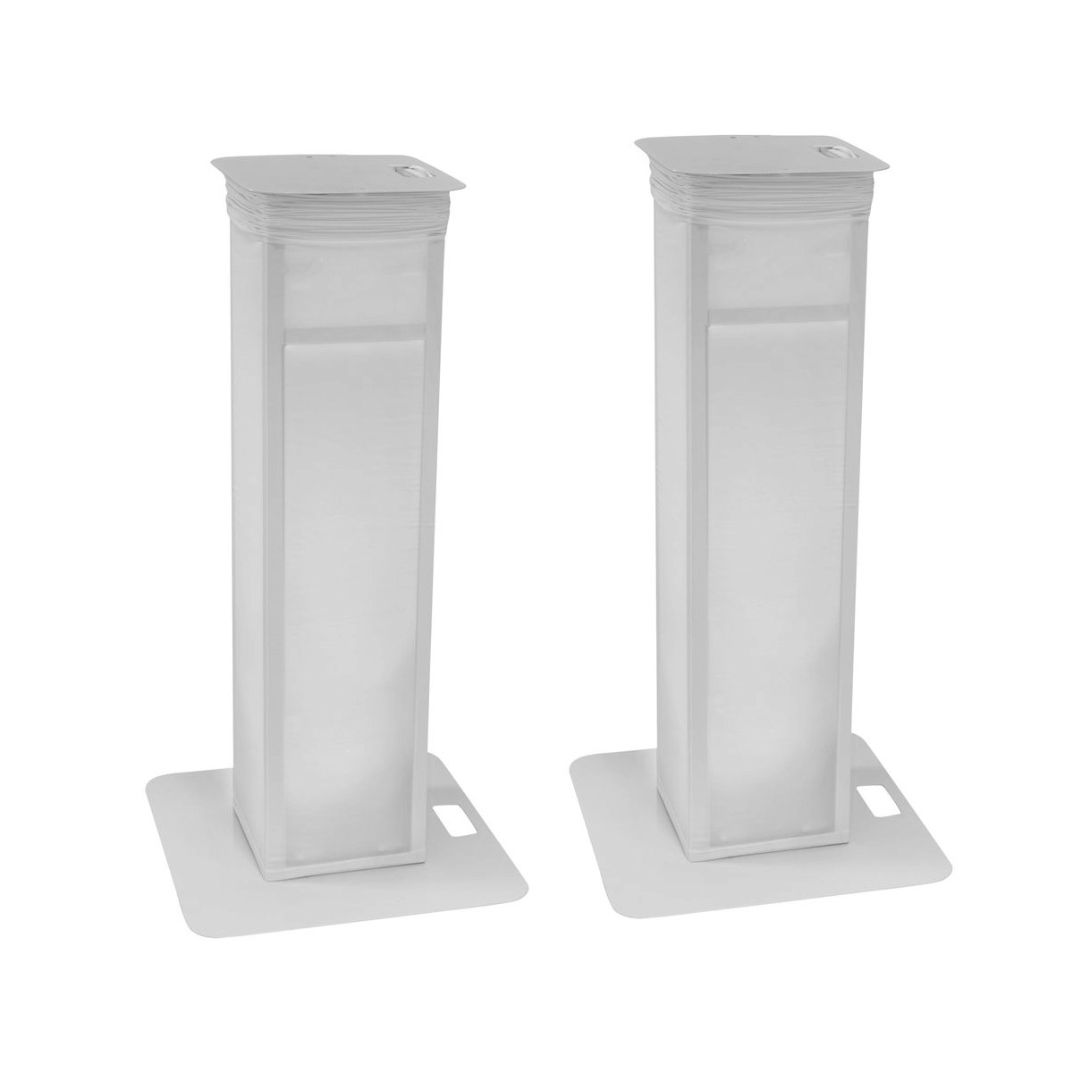Ständersystem für Spiegelkugeln, Lichteffekte, Deko oder Nebelmaschinen (100-175cm) - weiss Ständersystem für Spiegelkugeln, Lichteffekte, Deko oder Nebelmaschinen (100-175cm) - weiss