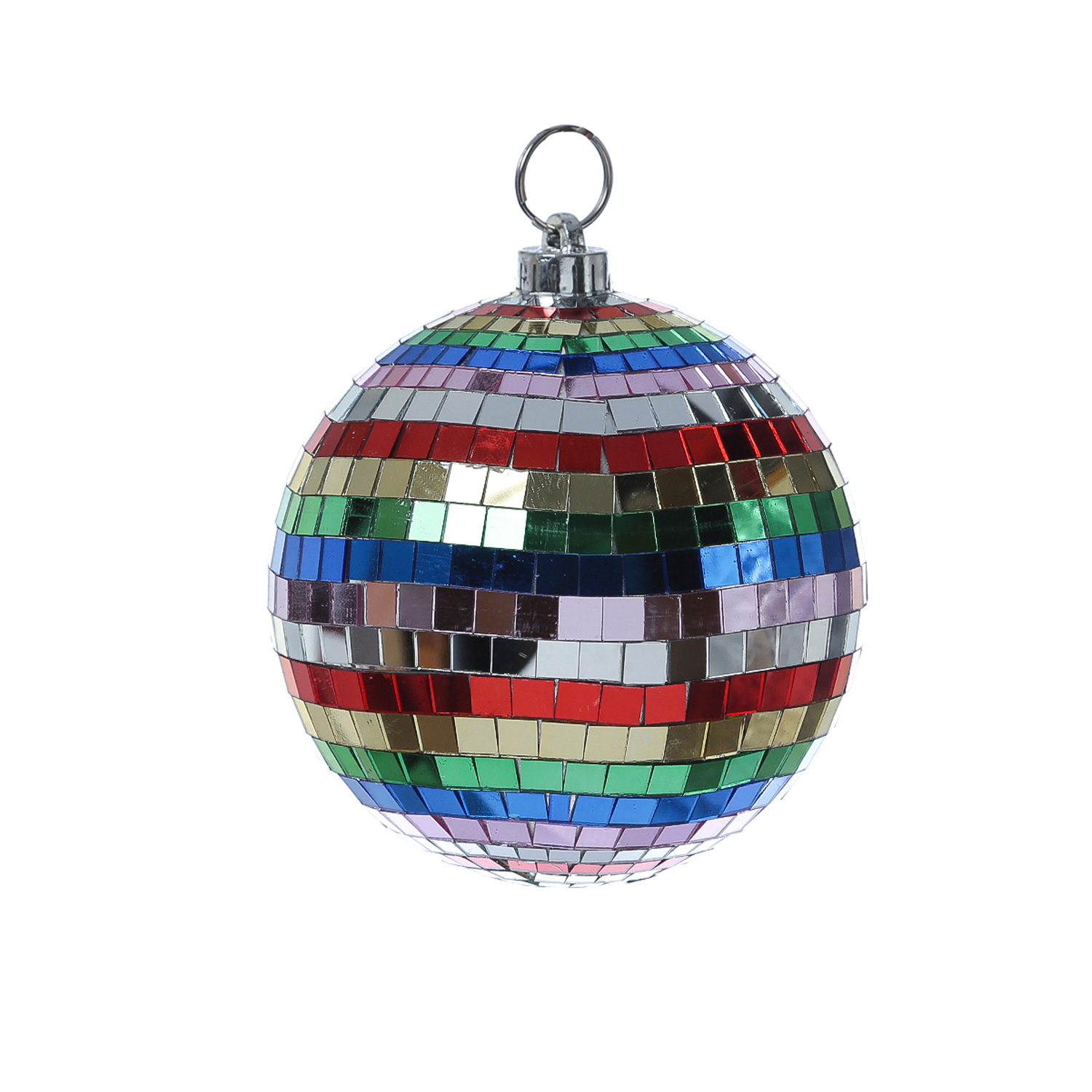 Spiegelkugel 15cm - mehrfarbig - Diskokugel Echtglas - 10x10mm Spiegel - DEKO Serie Spiegelkugel 15cm - mehrfarbig - Diskokugel Echtglas - 10x10mm Spiegel - DEKO Serie