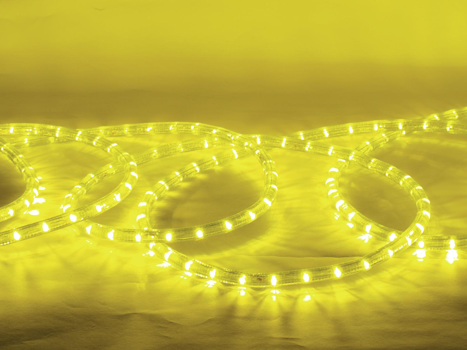 RUBBERLIGHT LED Lichtschlauch - Outdoor - RL1 - 1056 LED - 44m - anschlussfertig - gelb