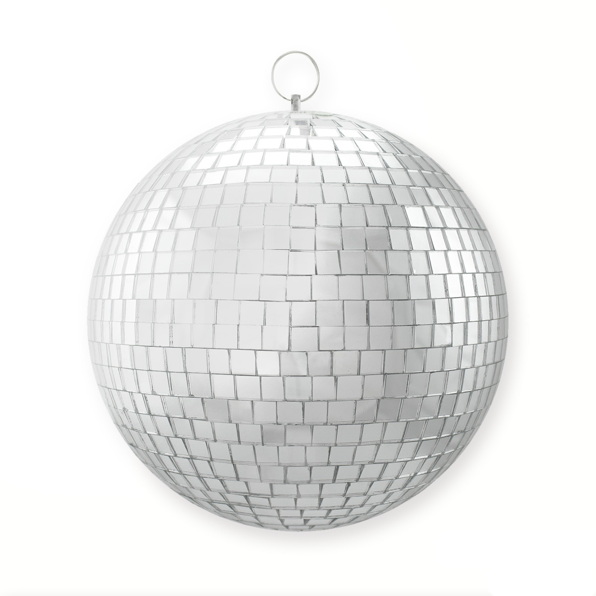 Spiegelkugel 20cm silber- Diskokugel (Discokugel) zur Dekoration und Party- Echtglas - mirrorball silver chrome