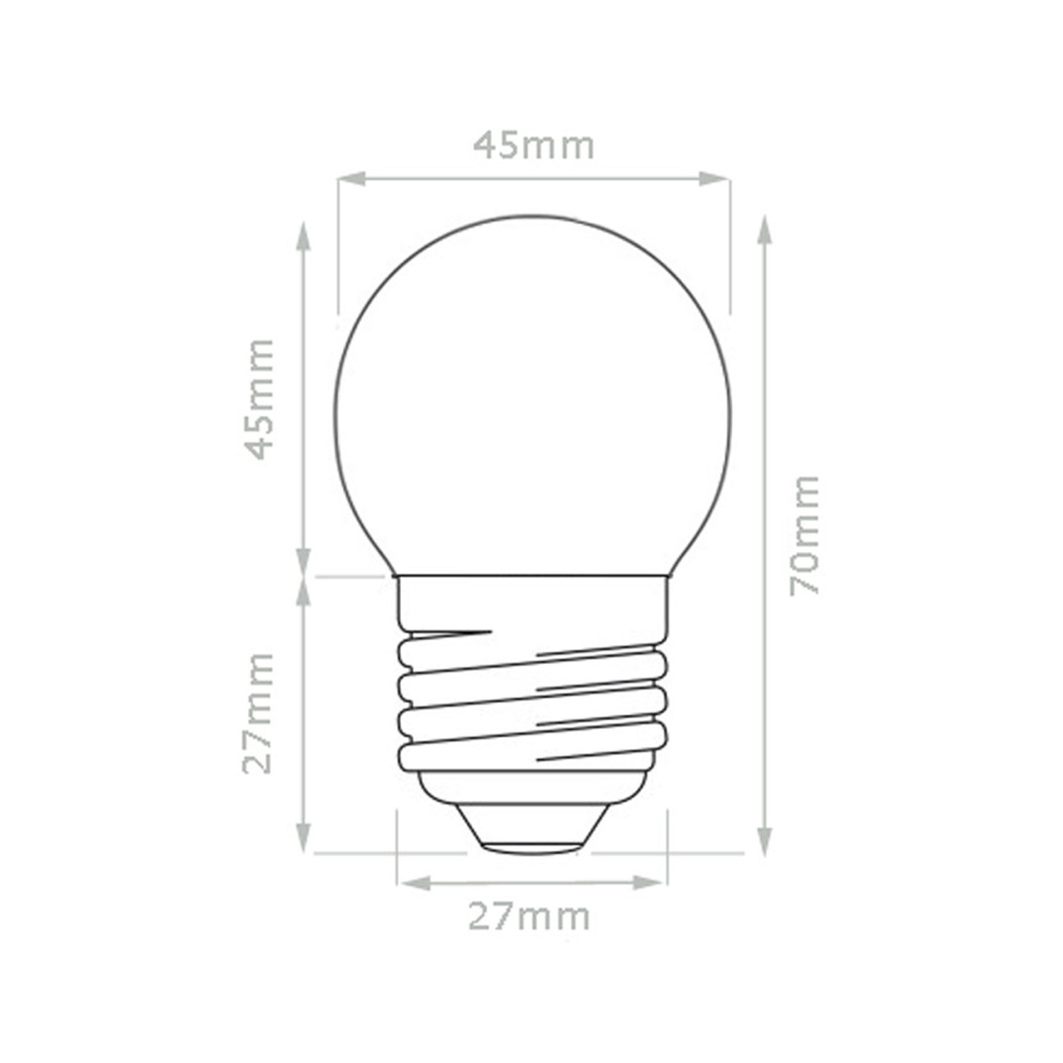 Illu-/Partylichterkette 20m - Außenlichterkette grün - Made in Germany 30 warmweiße LED Kugellampen