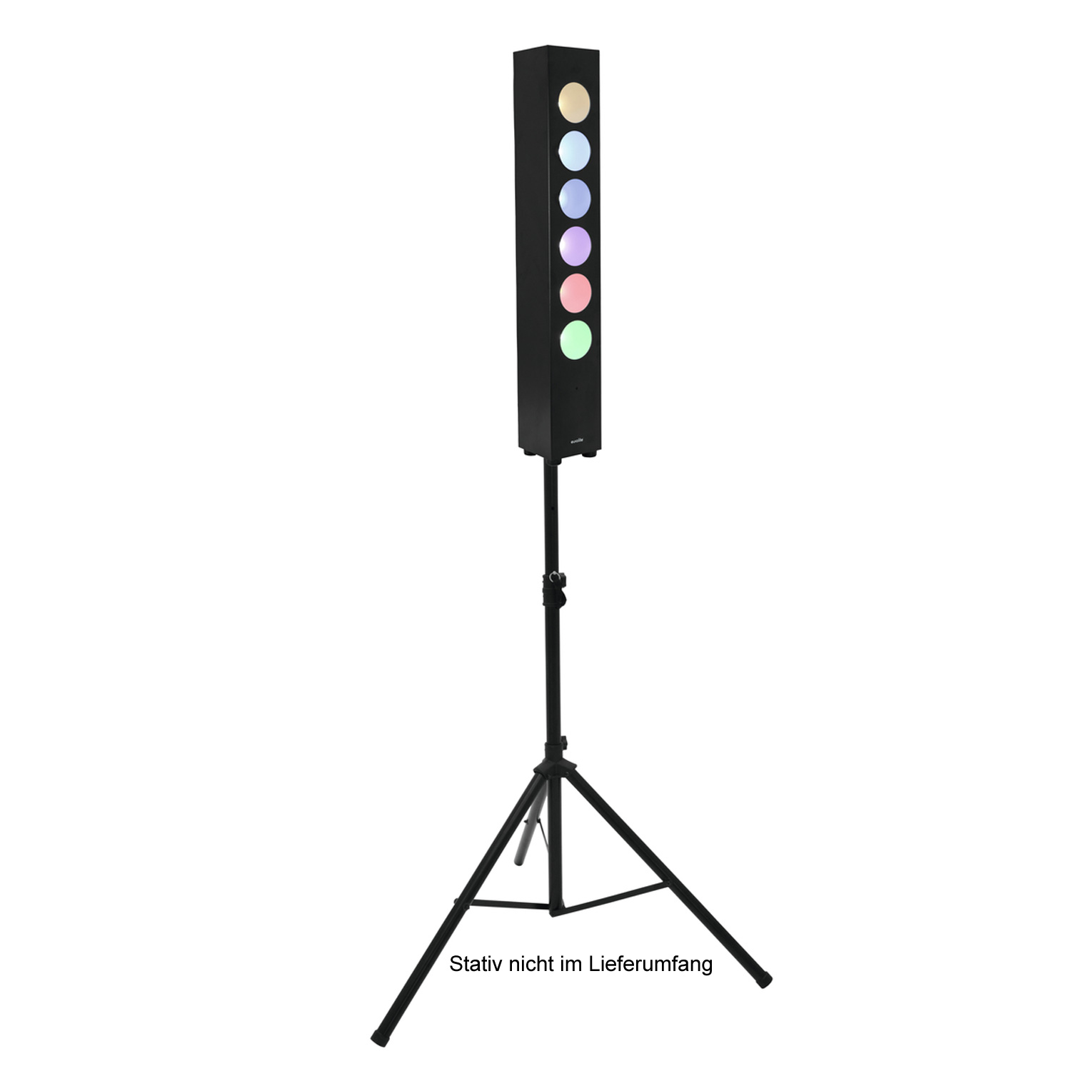 LED Lichtsäule Lichtorgel - high Power 6x 30W COB - DMX - inkl. Fernbedienung - Partyraumbeleuchtung