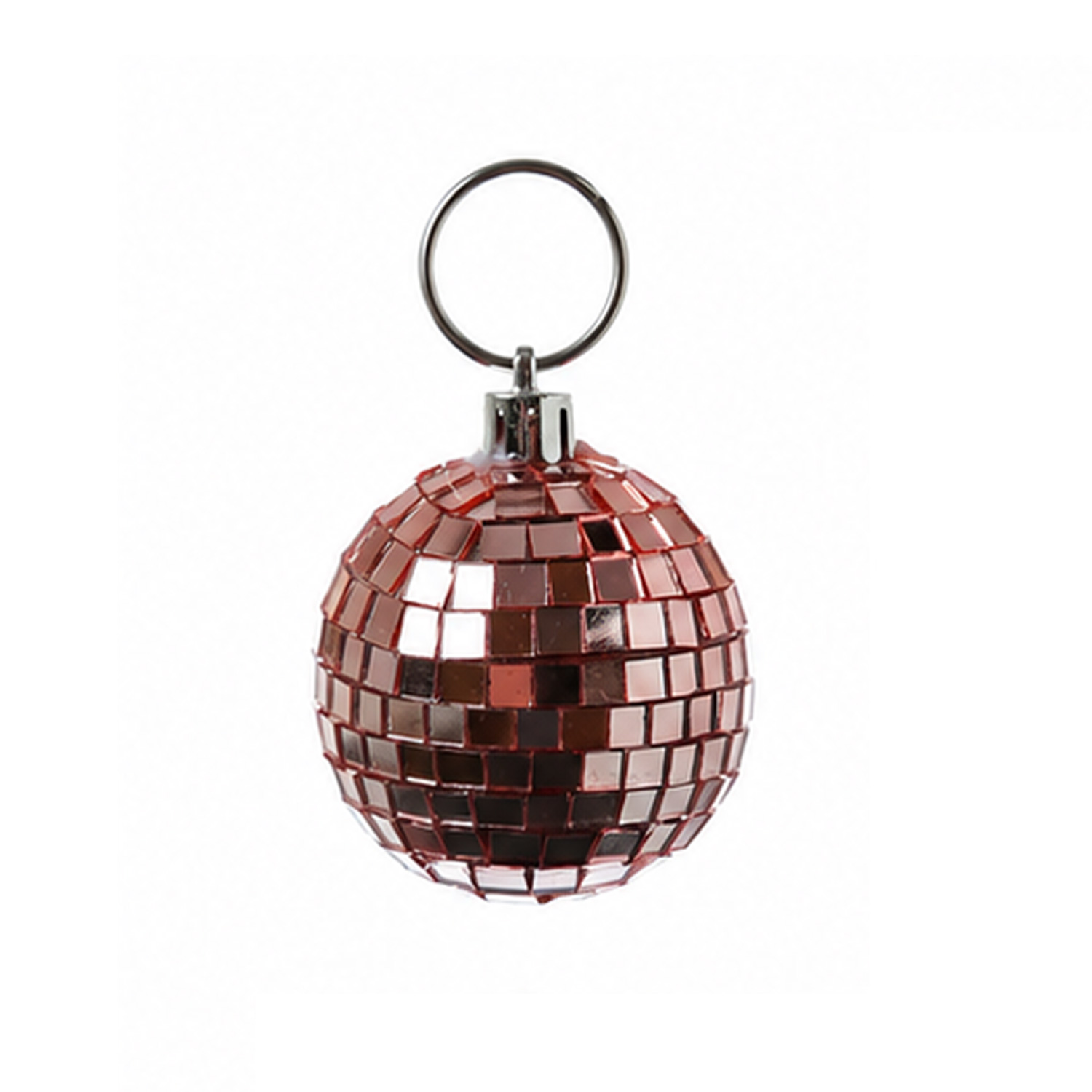 Spiegelkugel 5cm - Discokugel - Echtglas - 5x5mm Spiegel - DEKO Serie - kupfer - 12er Set