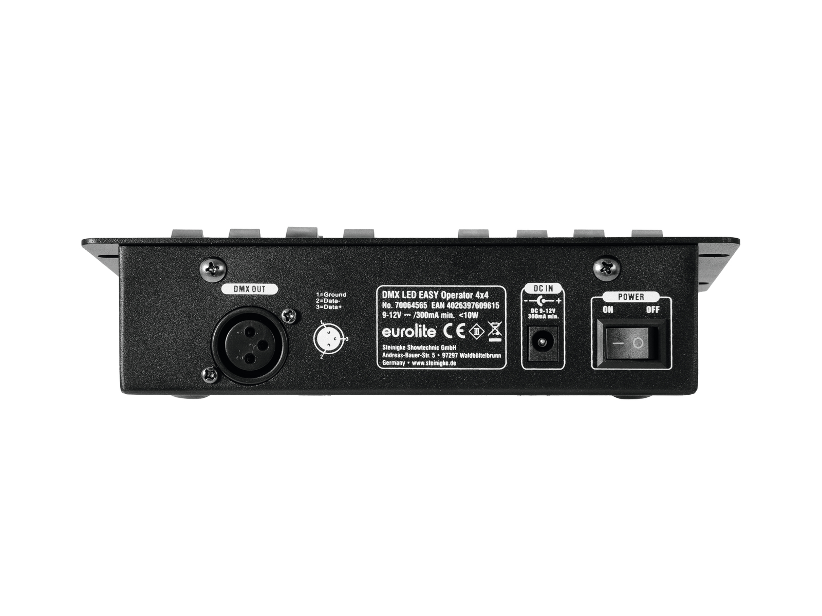DMX Controller 4x4 - DMX Steuerung für 4-farb Scheinwerfer - PAR Steuerung - RGBW RGBA - Programme - Musiksteuerung