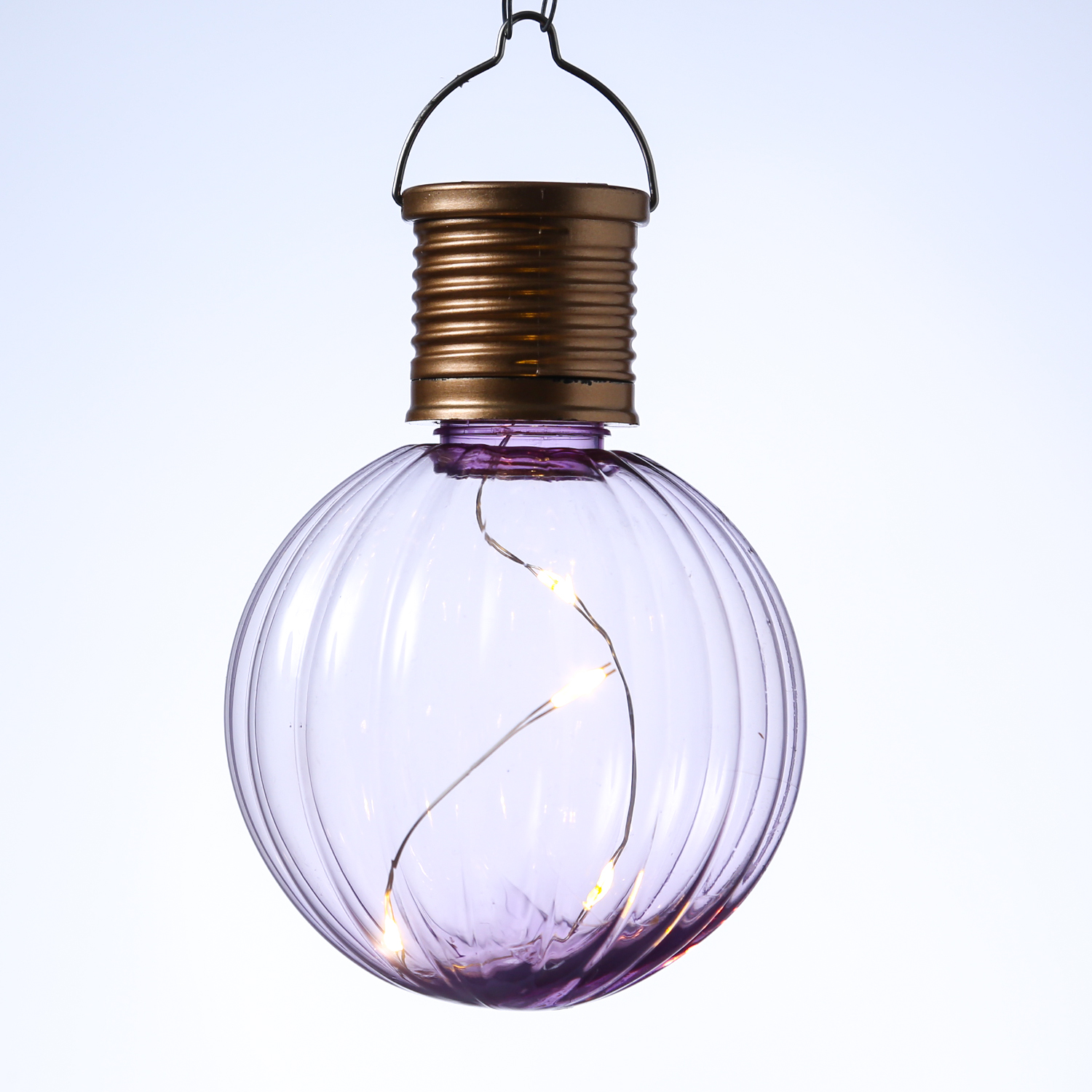 LED Solar Glühbirne GLOW - Kugelleuchte - 4 warmweiße LED Drahtlichterkette - H: 11cm, D: 8cm - rosa LED Solar Glühbirne GLOW - Kugelleuchte - 4 warmweiße LED Drahtlichterkette - H: 11cm, D: 8cm - rosa