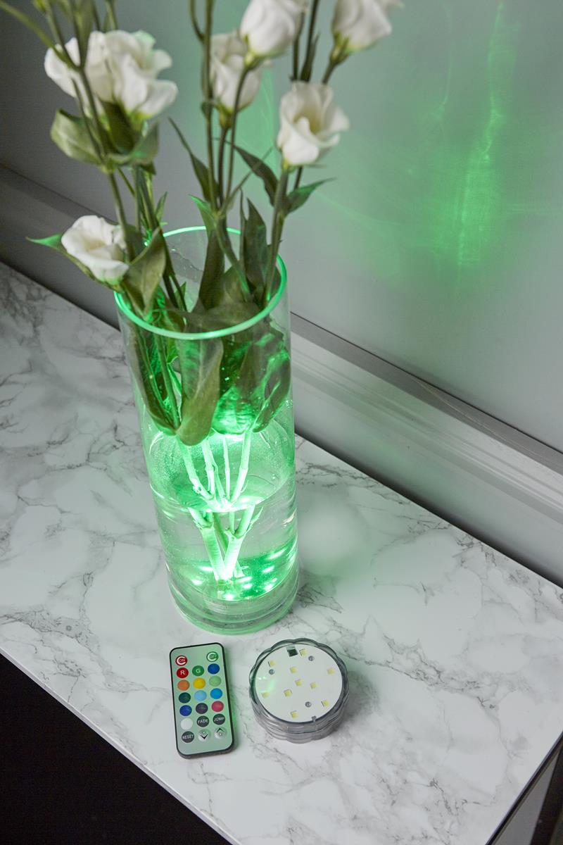 LED Wasser-Dekolicht - Farbwechsel RGB - mit Fernbedienung - Unterwasserlicht