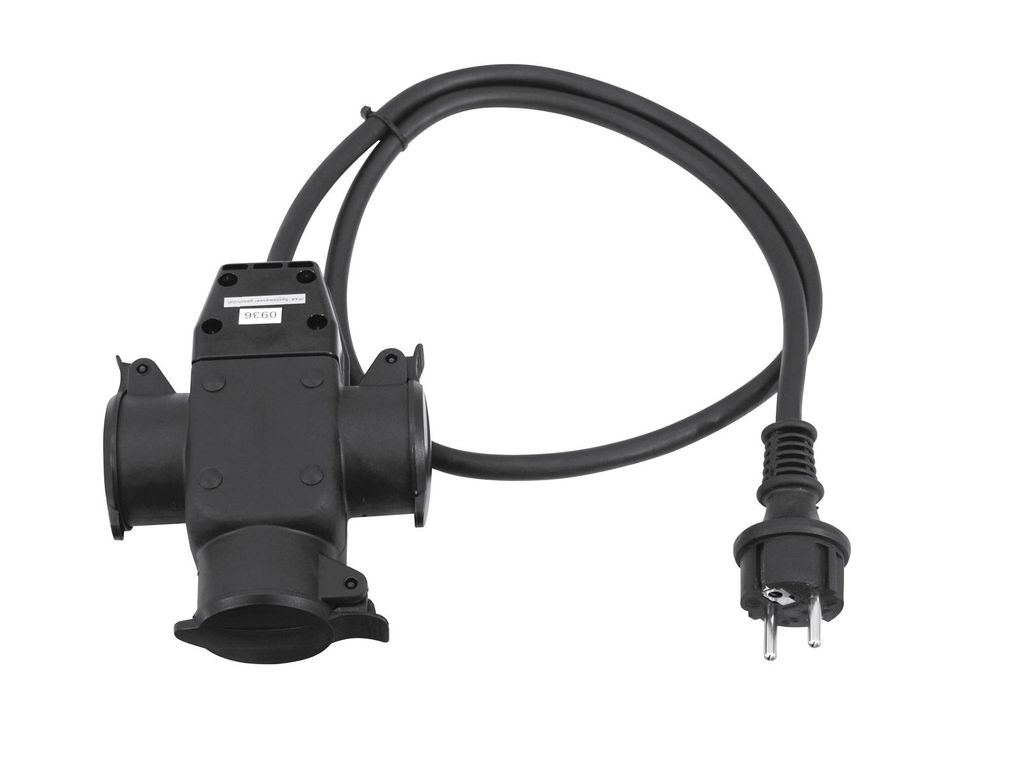 Stromkabel / Verlängerung | 3-Fach | Schutzkontakt | Outdoor | 3x1,5mm² | 1m Stromkabel / Verlängerung | 3-Fach | Schutzkontakt | Outdoor | 3x1,5mm² | 1m