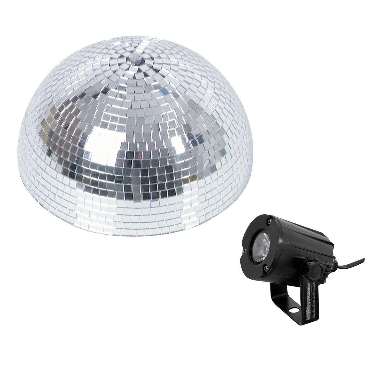 Spiegelkugel Komplettset - Discokugel, Motor, Pinspot, Montagematerial für Diskokugel - Mirrorball Set - Partyset Spiegelkugel Komplettset - Discokugel, Motor, Pinspot, Montagematerial für Diskokugel - Mirrorball Set - Partyset
